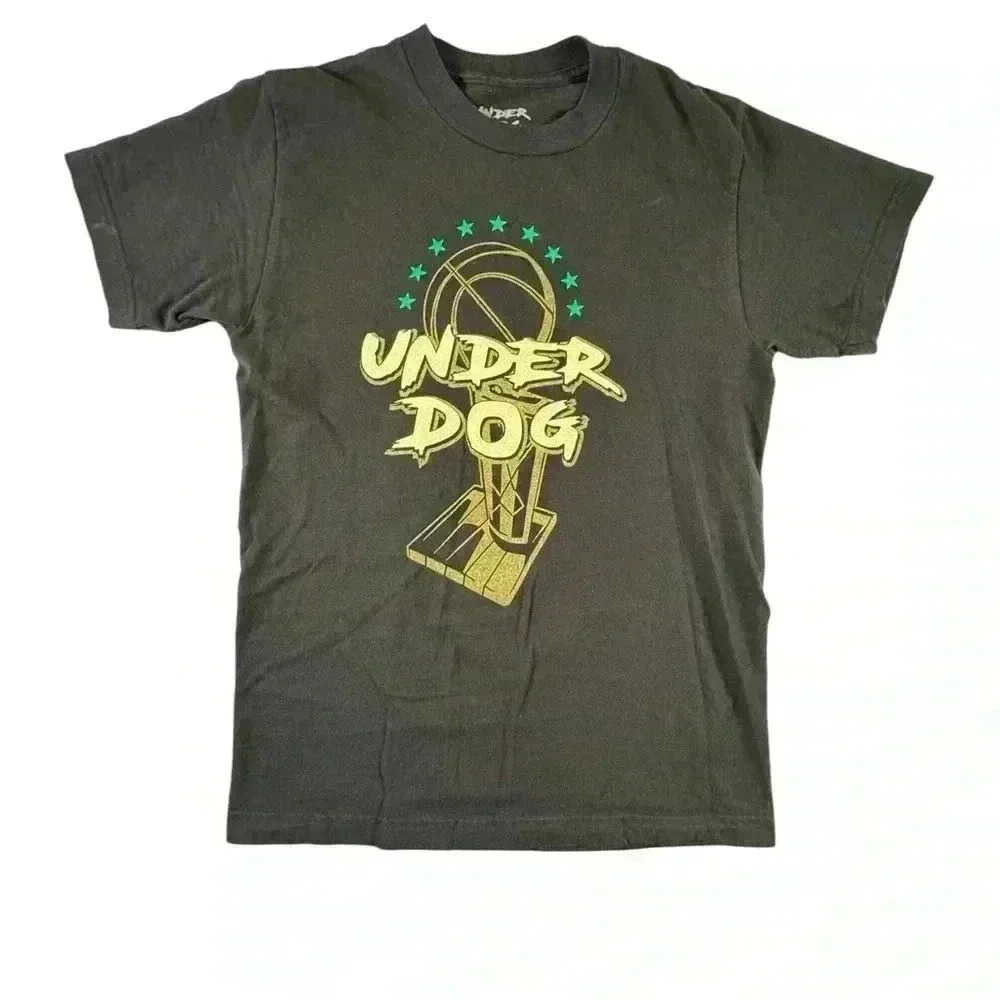 Bobby Portis Underdog Black Cotton Short Sleeve T-Shirt Adult Small